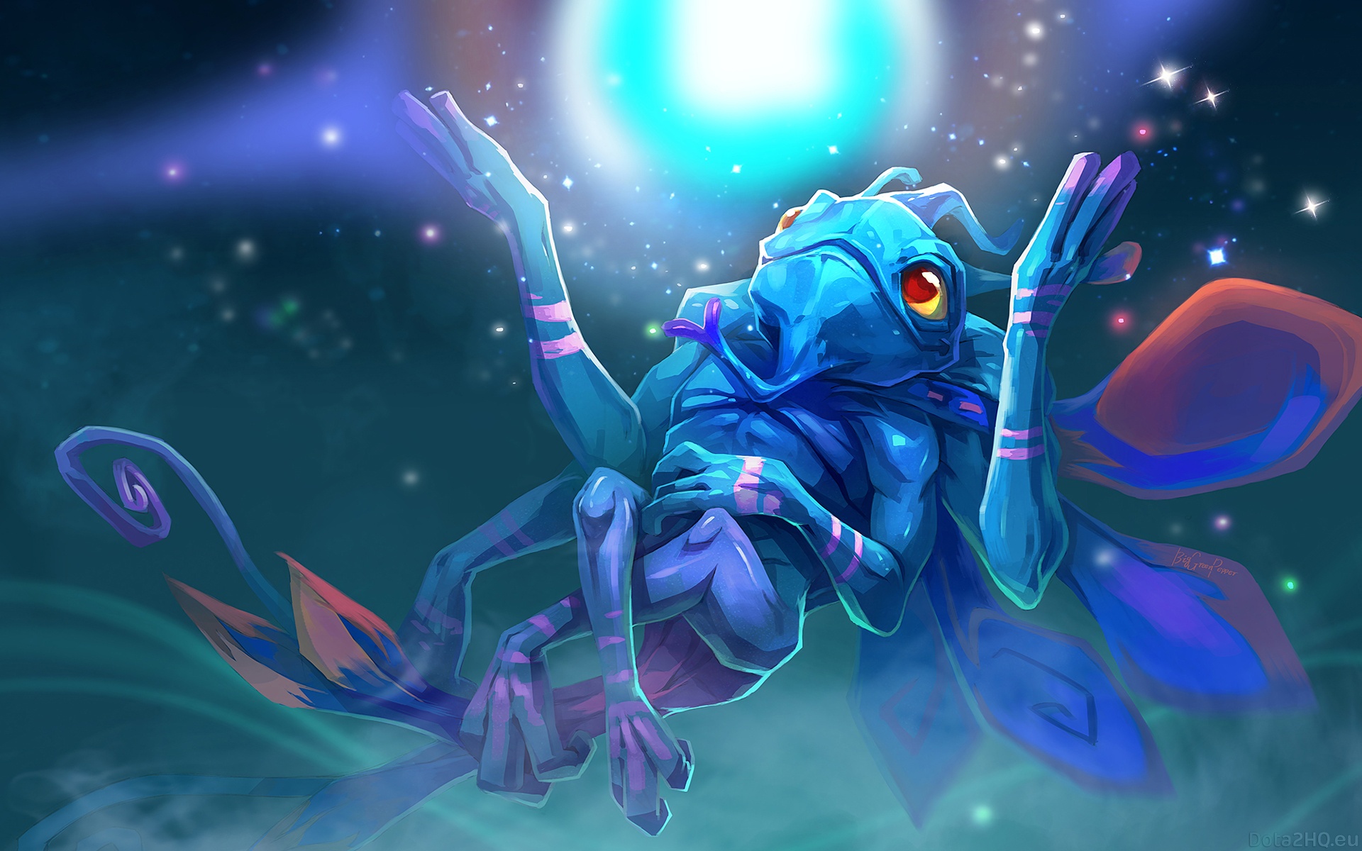 Puck the Fairy Dragon (HQ Wallpaper) - DOTA 2 Game Wallpapers Gallery