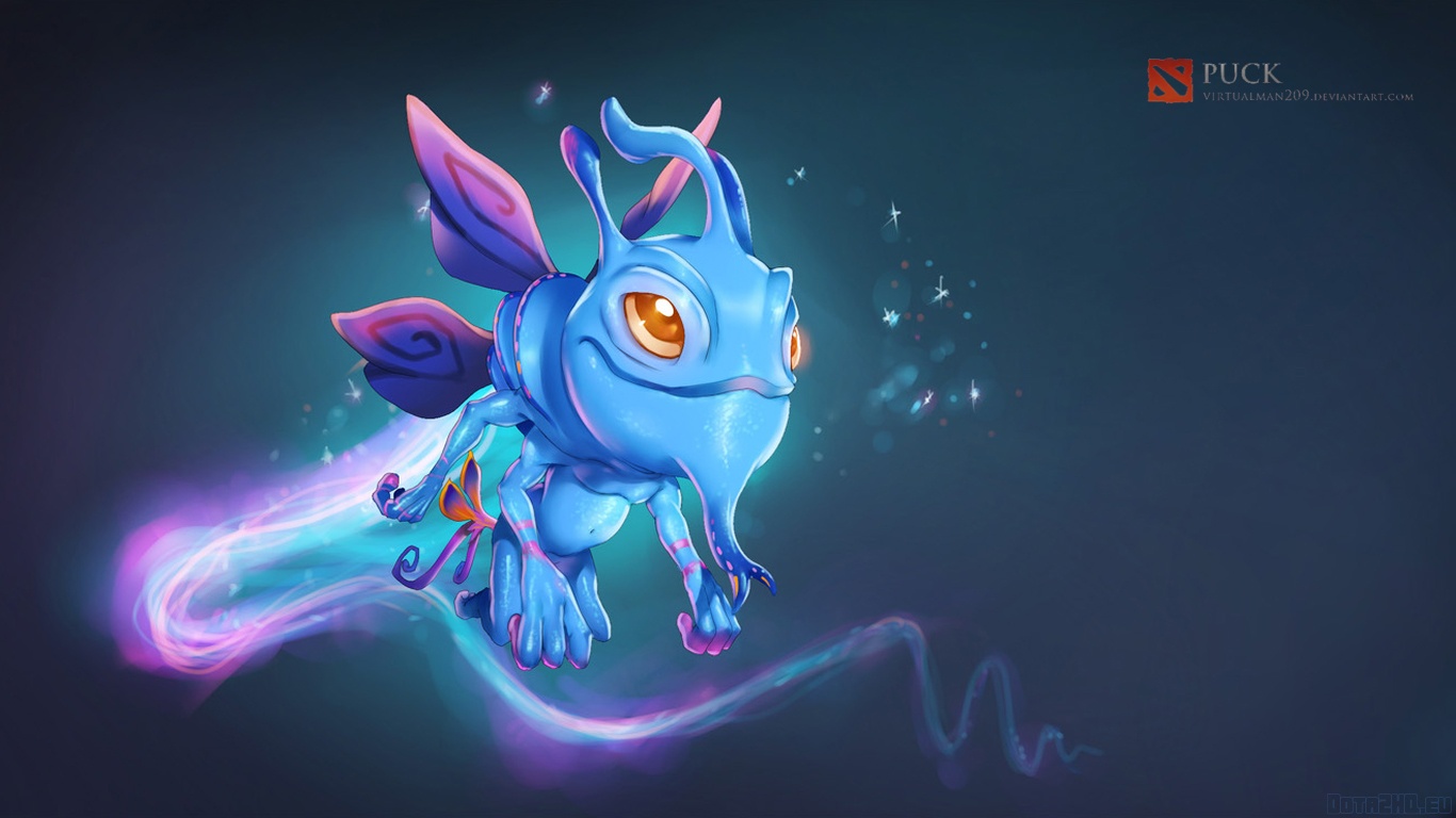 Puck the Fairy Dragon (HQ Wallpaper) - DOTA 2 Game Wallpapers Gallery