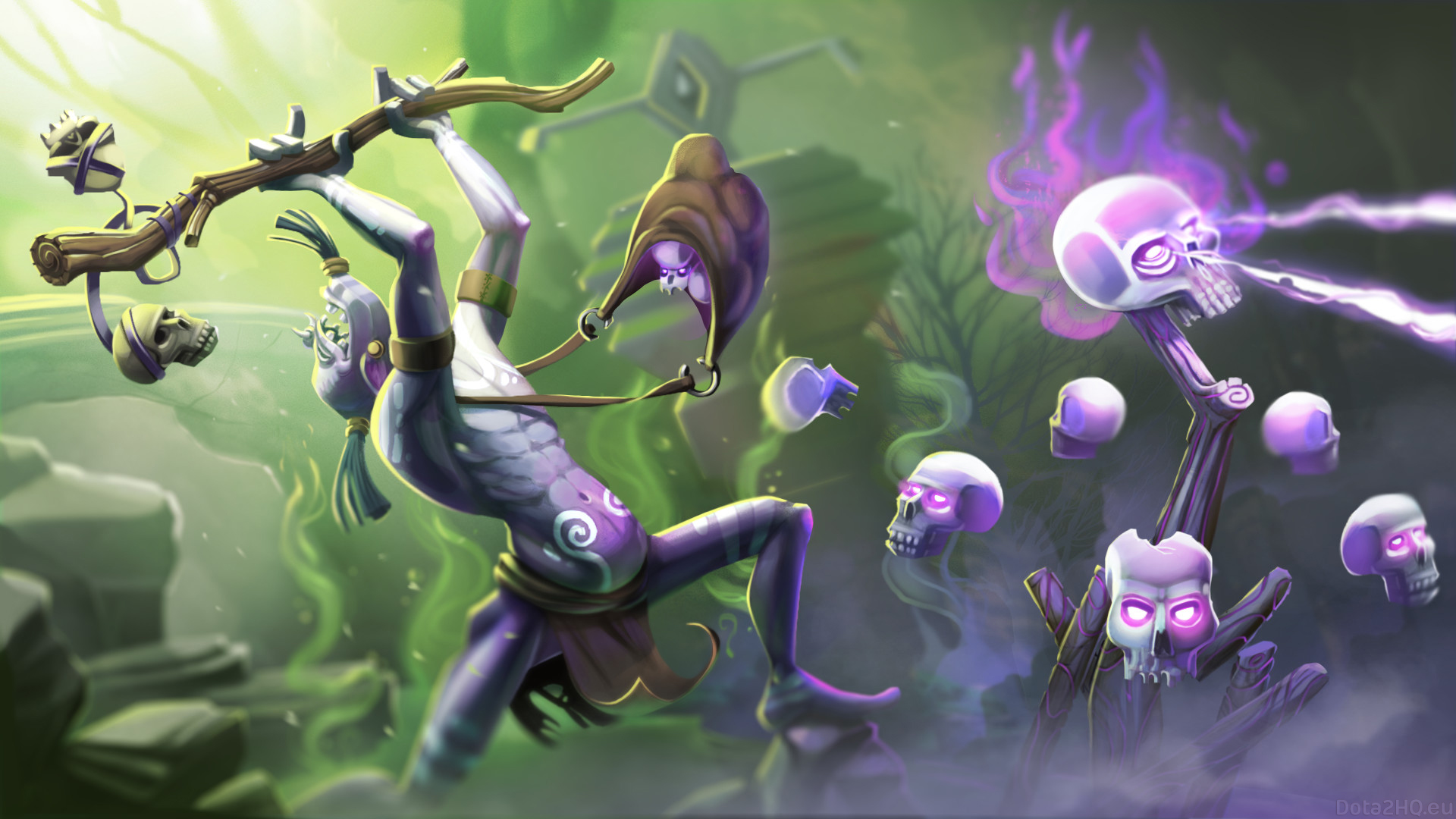 DOTA 2 Witch Doctor Wallpaper - DOTA 2 Game Wallpapers Gallery