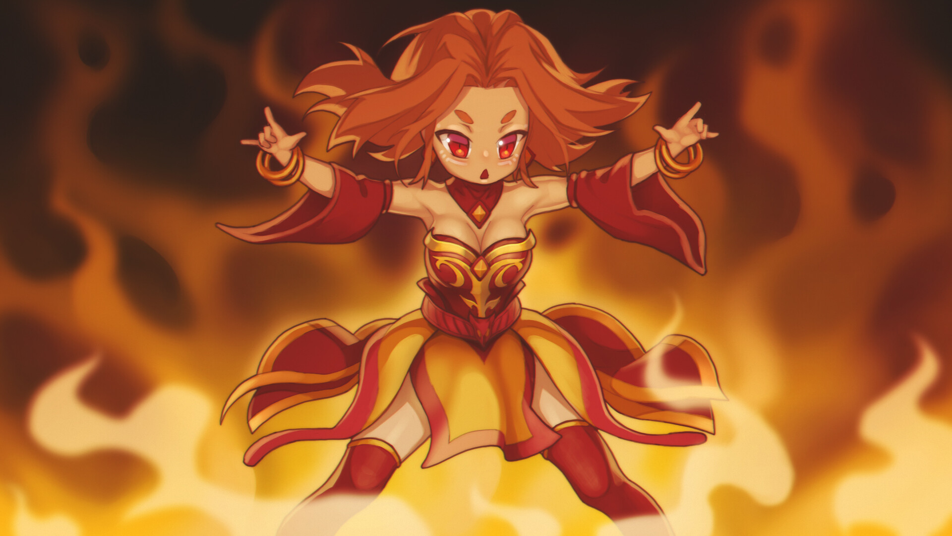 10+ Lina (DotA 2) HD Wallpapers and Backgrounds