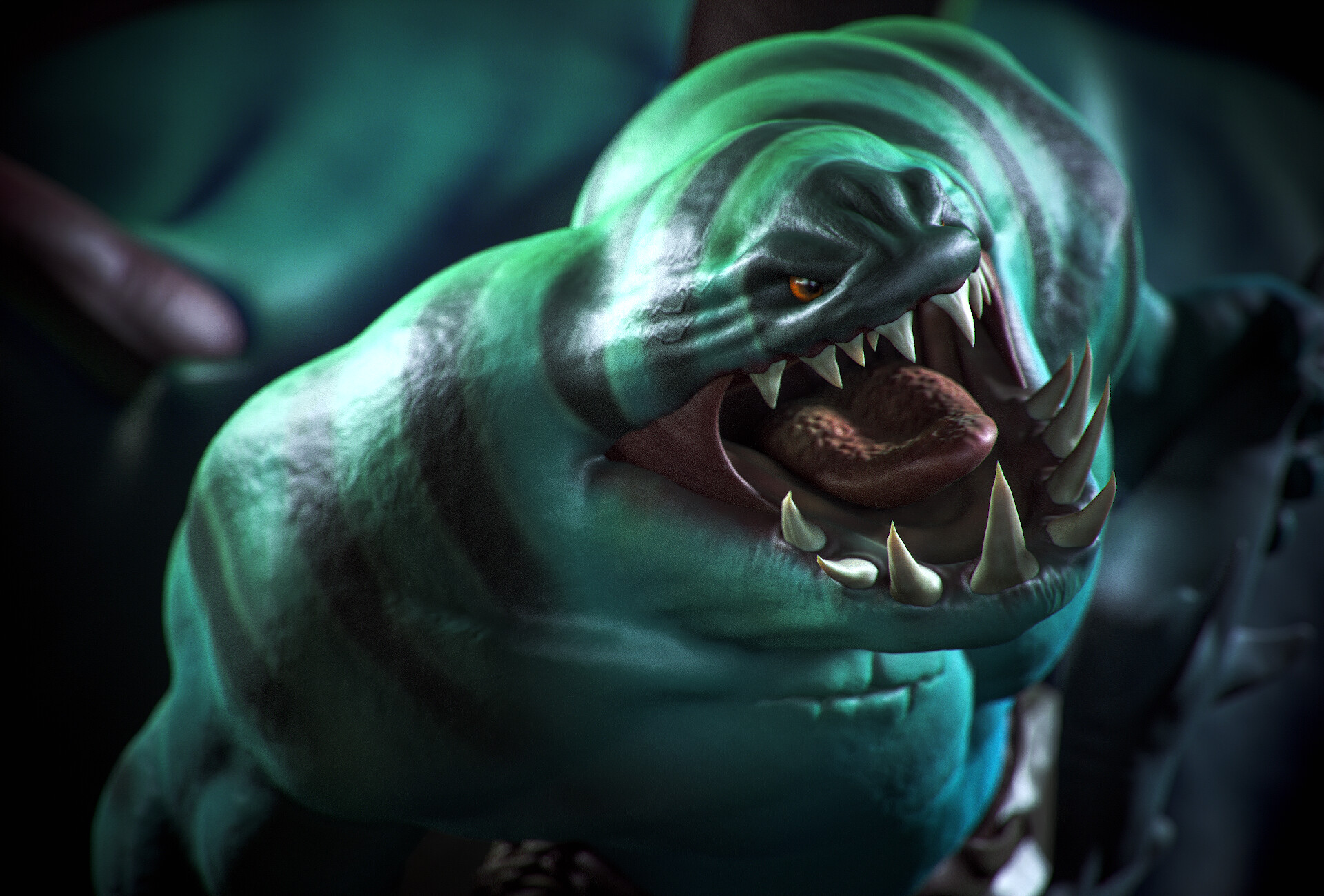 Tidehunter Picture 3d Portrait Dota 2 Game Wallpapers Gallery