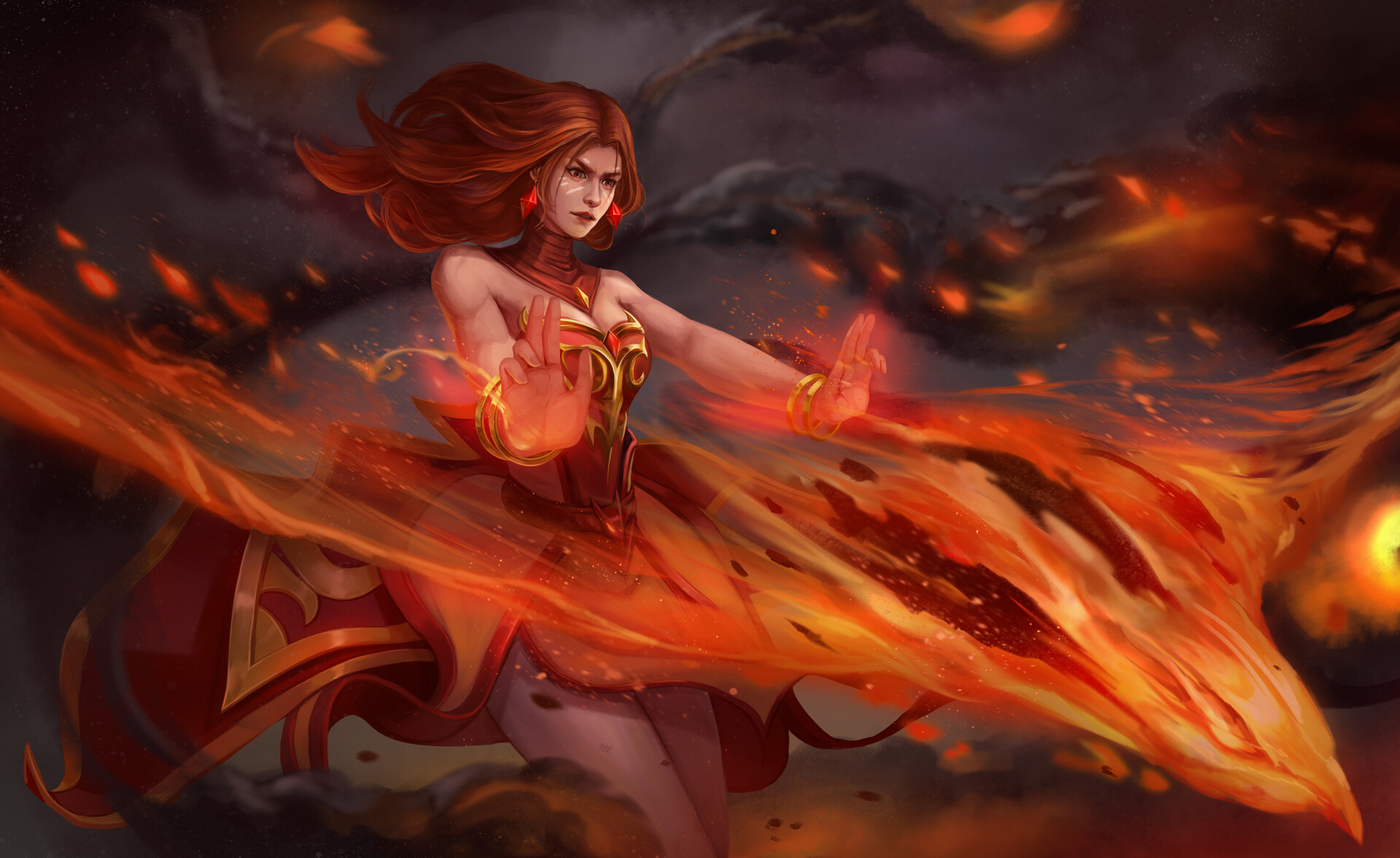 lina, dota 2, fiery soul of the slayer Wallpaper, HD Games 4K Wallpapers,  Images and Background - Wallpapers Den