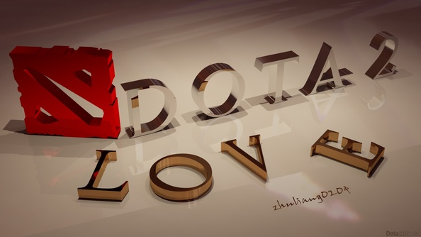Dota 2 One Love (3D art)