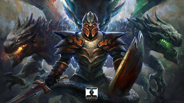 Davion, the Dragon Knight (Epic HQ Wallpaper)