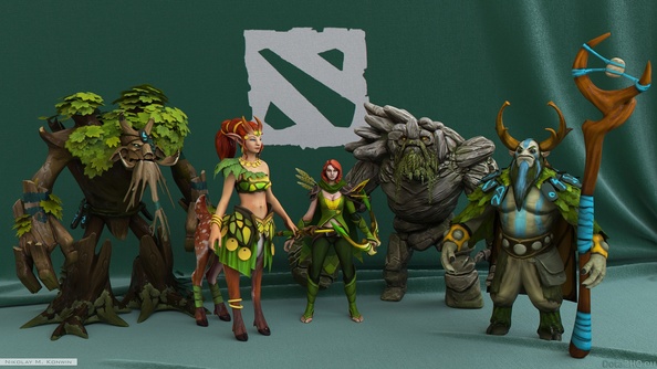 DOTA 2 Radiant Toys (toy heroes)