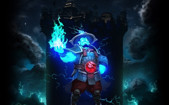 Storm Spirit Wallpaper (Valve art)