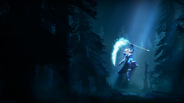 Rylai, the Moonlight Maiden (3D art)