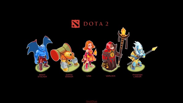 Mini Heroes of DOTA 2, part 1