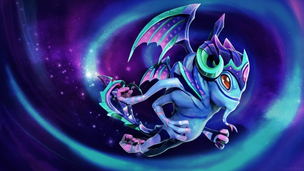 Puck the Fairy Dragon (HQ Wallpaper) - DOTA 2 Game Wallpapers Gallery