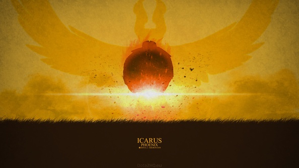 DOTA 2 Icarus the Phoenix (simple wallpaper)