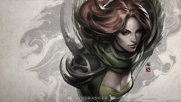 Windranger Portrait (HQ art)