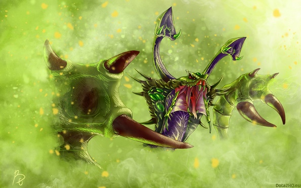 venomancer dota 2 wallpaper