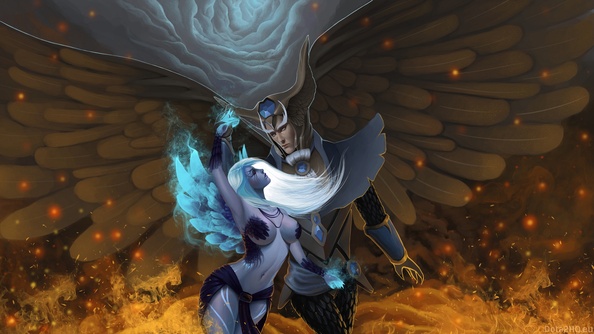 Vengeful Spirit X Skywrath Mage ~ Inside the Fire