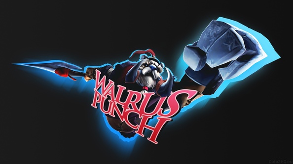 Tusk's Walrus Punch Wallpaper