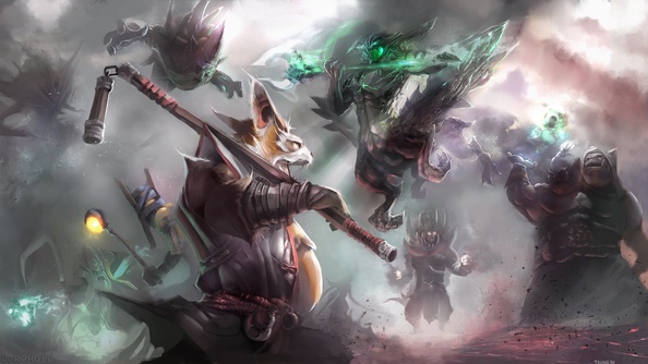 DOTA 2 Clash (EPIC Wallpaper)