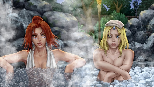 Relaxing: Spa Evening (w/ Lina & Rylai)