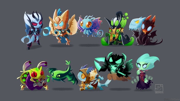 DOTA 2 Little Heroes