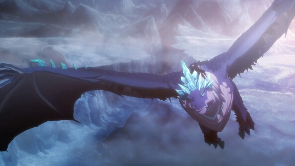 Auroth the Winter Wyvern from Dragon's Blood