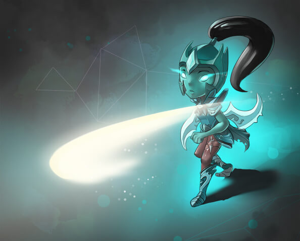 Chibi Phantom Assassin Wallpaper