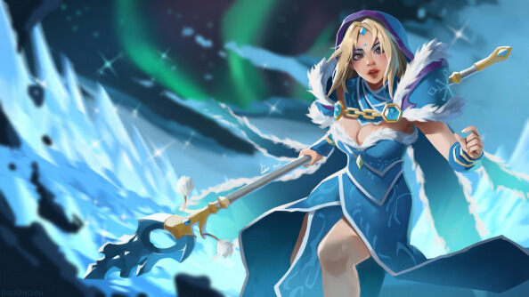 crystal maiden loading screen