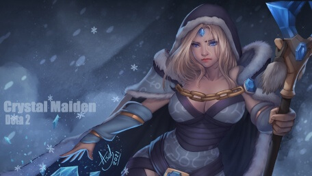 crystal maiden loading screen