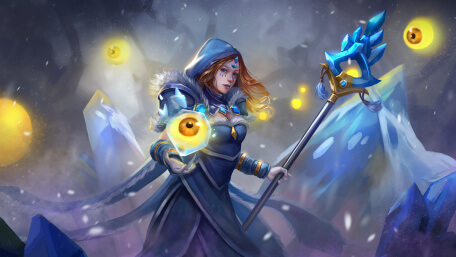 Crystal Maiden Art DOTA 2 HD