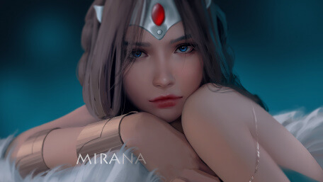 dota 2 mirana wallpaper hd