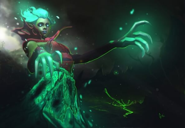 Death Prophet DOTA 2 Art