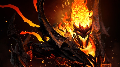 Digital Art Dota 2 Shadow Fiend