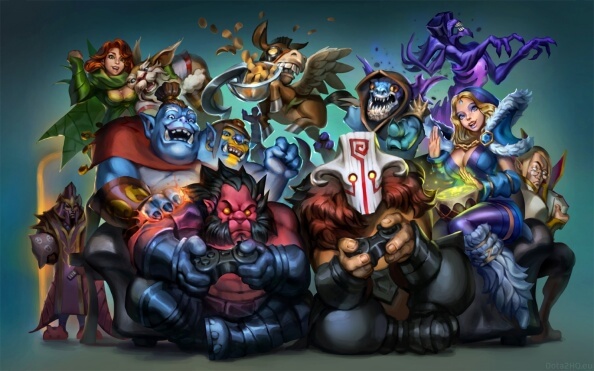 DOTA 2 Console Battle