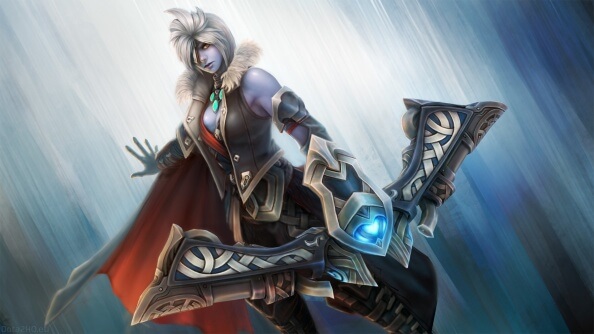 DOTA 2 Drow Ranger (Runic Archer set)