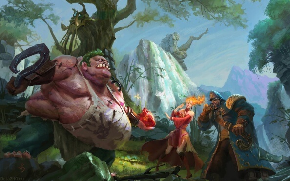 DOTA 2 Game Art