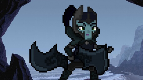 DOTA 2 Phantom Assassin Pixel Art