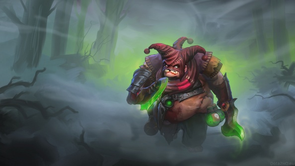 DOTA 2 Pudge Loadscreen (Arlekino set)