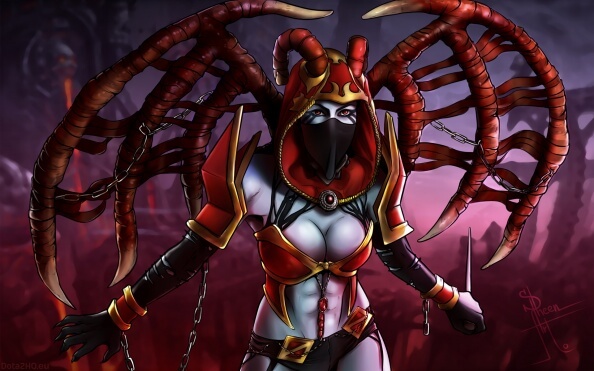 DOTA 2 Queen of Pain HD Wallpaper