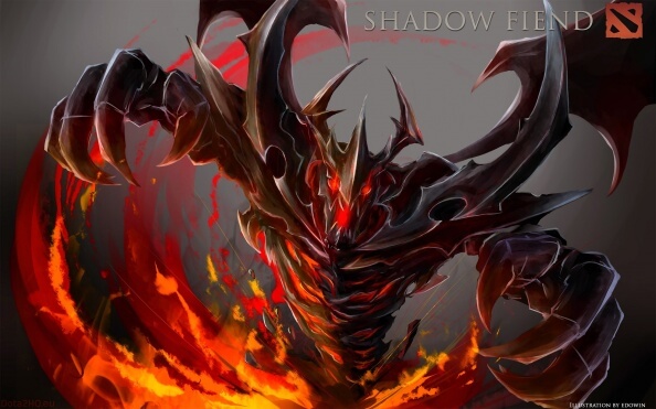 dota 2 concept art shadow fiend