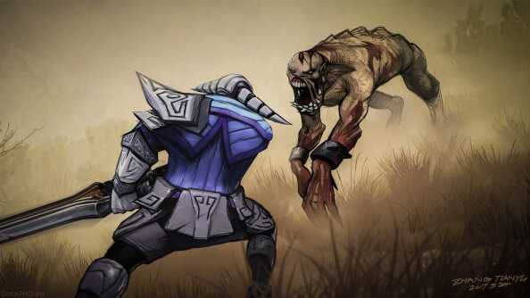 DOTA 2 Sven vs Lifestealer Wallpaper