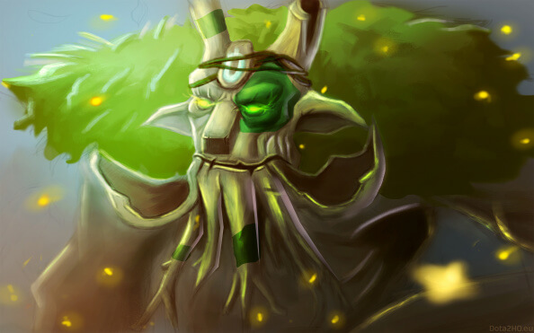 DOTA 2 Treant Protector Portrait