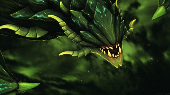 DOTA 2 Viper Wallpaper (Spiteful Slitherin set)