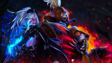 Drow Ranger X Ursa Team Fan Art