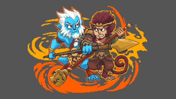 EAST vs WEST (pixel fan art)