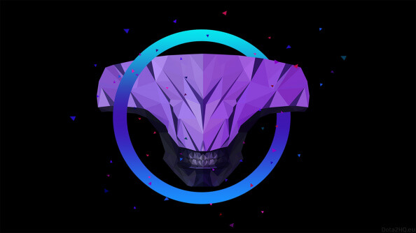 Faceless Void Low Poly Art