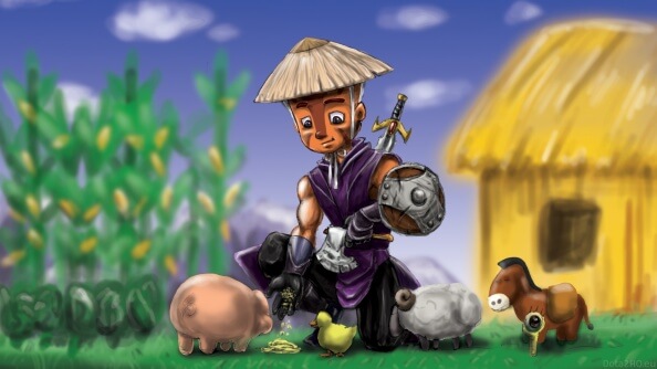 Farming Mage Fan Art