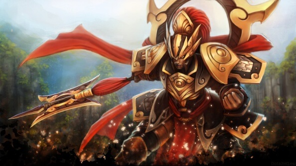 Legion Commander in Firebird Armor