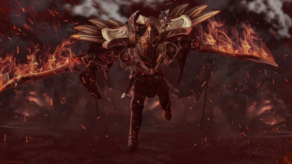 Legion Commander (w/ Flame Blades)