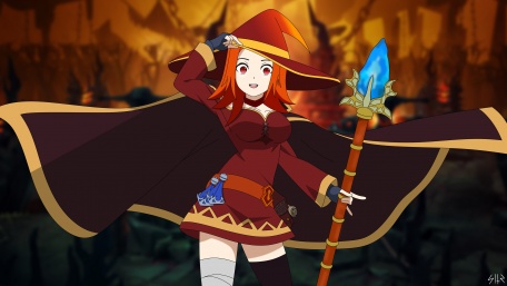 Lina x Megumin DOTA 2 Anime Crossover