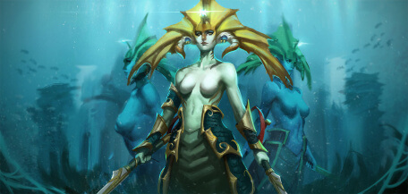 Naga Siren DOTA 2 Game Artwork