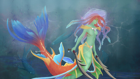 Naga Siren Fan Artwork for DOTA 2