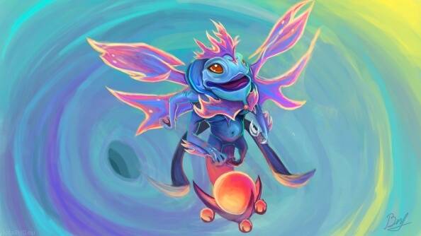 Puck the Fairy Dragon (HQ Wallpaper) - DOTA 2 Game Wallpapers Gallery