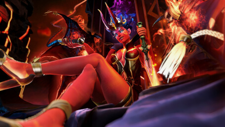 queen of pain dota 2 wallpaper hd